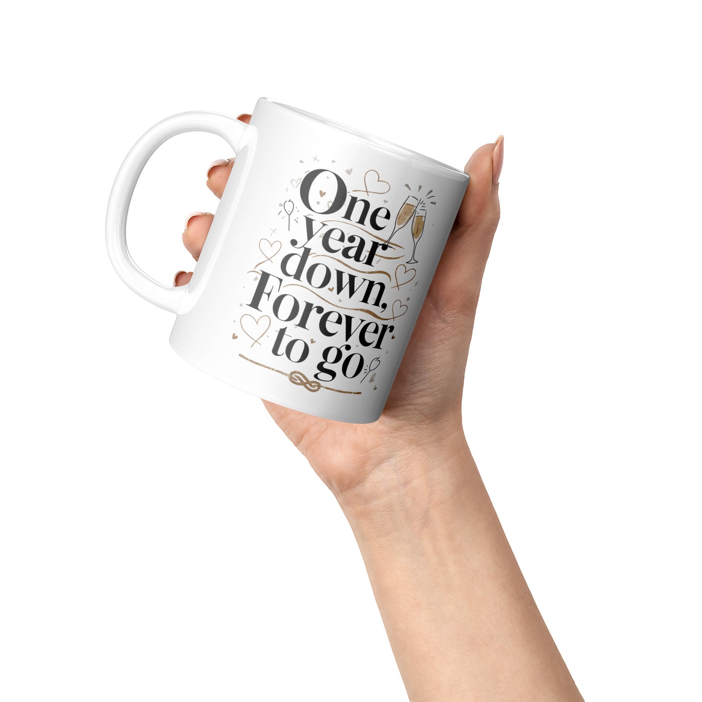 One Year Down - Mug