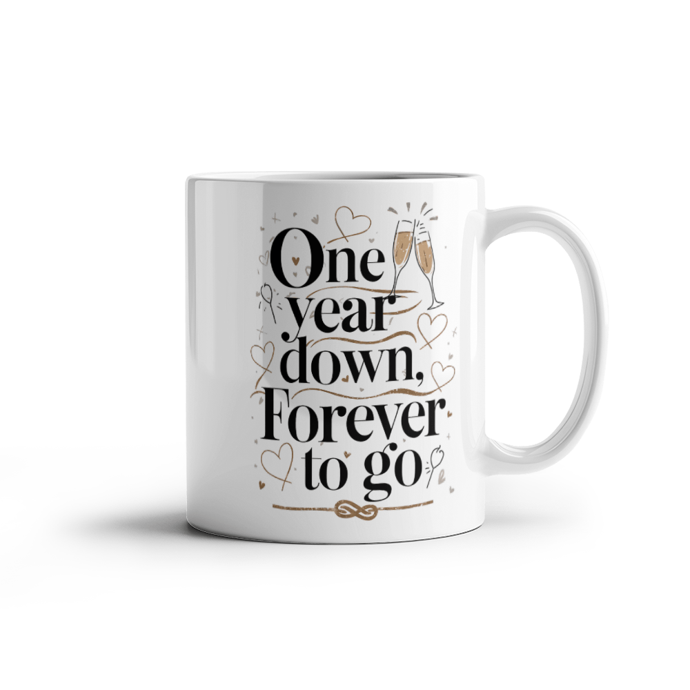 One Year Down - Mug