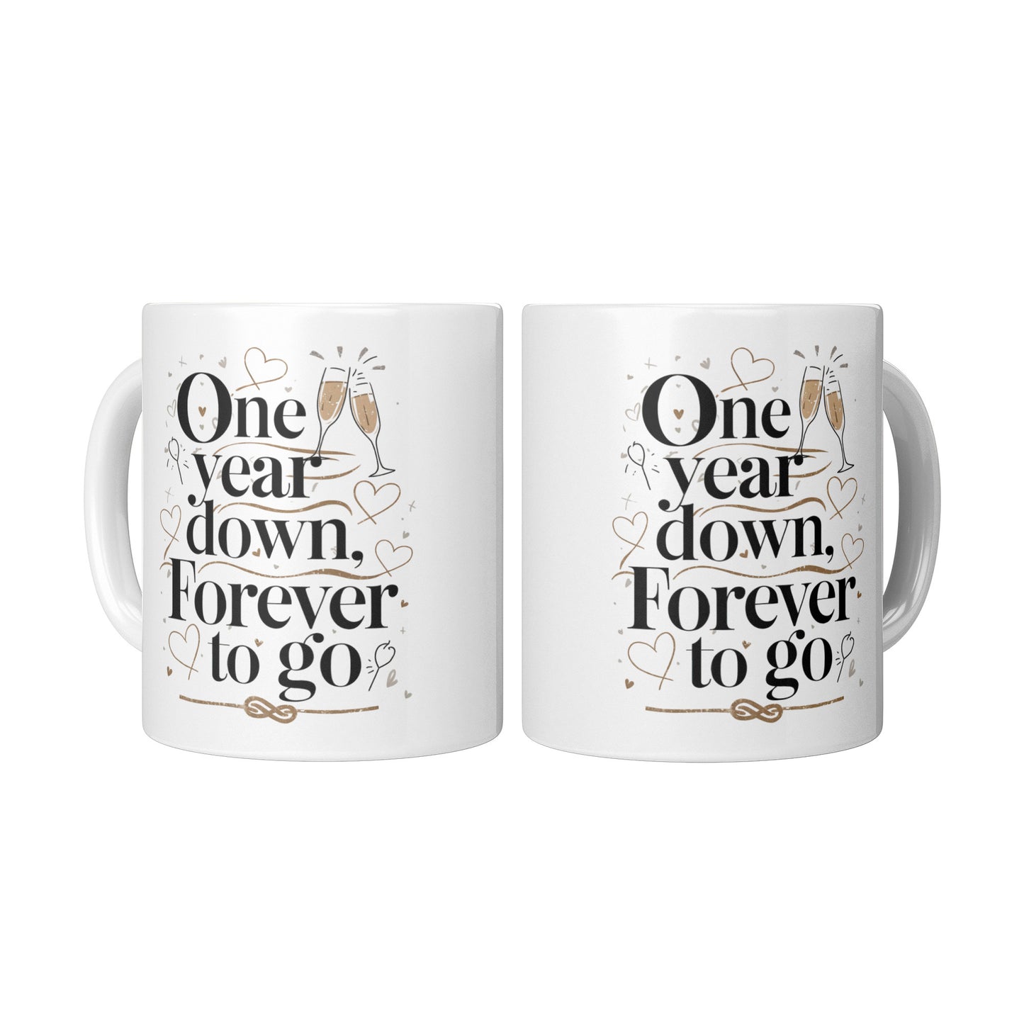 One Year Down - Mug