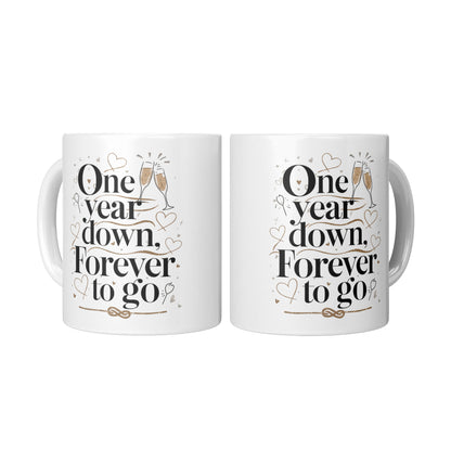 One Year Down - Mug