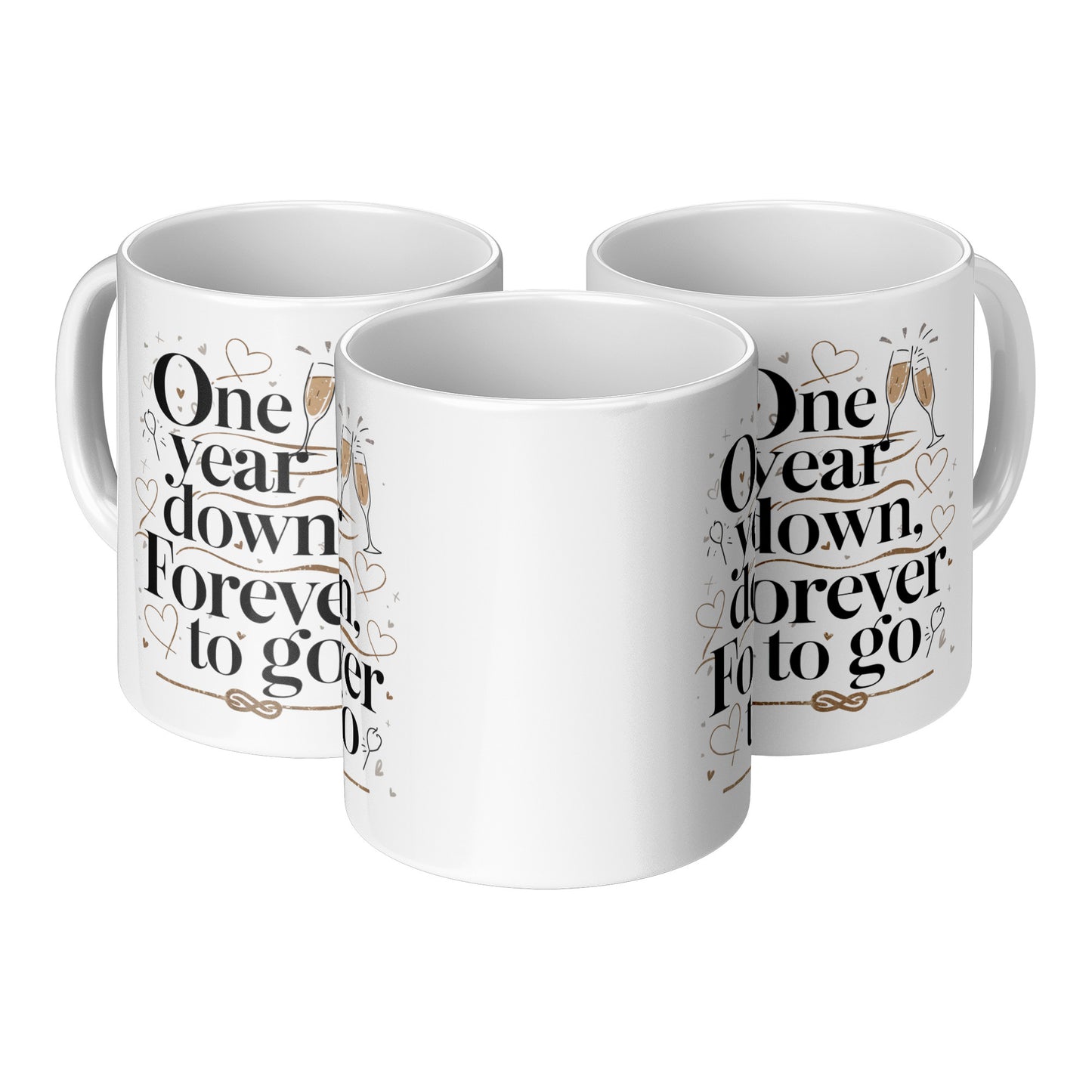 One Year Down - Mug