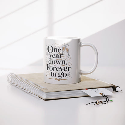 One Year Down - Mug