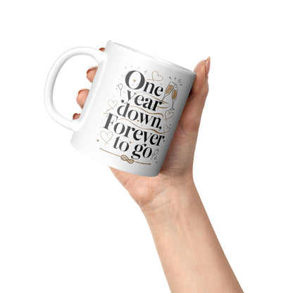 One Year Down - Mug