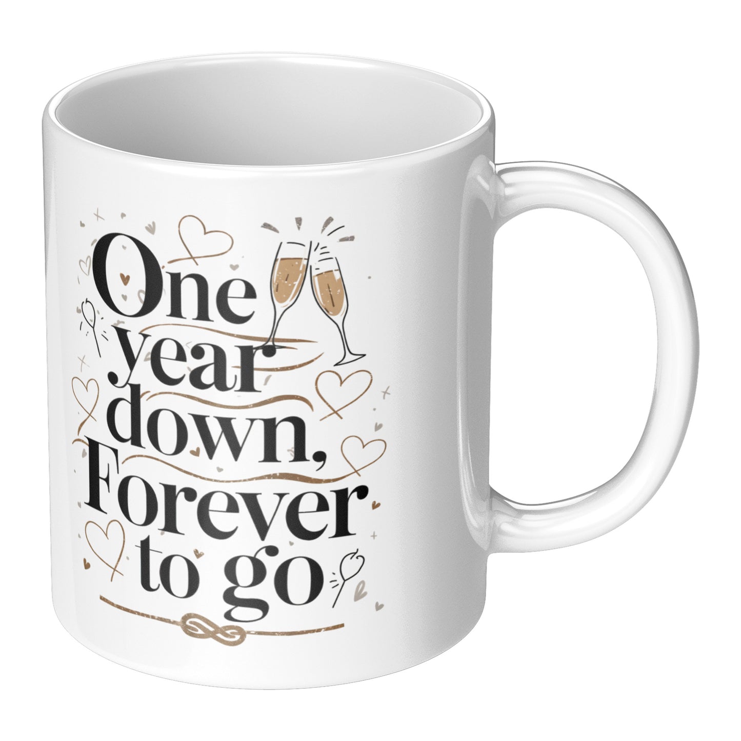 One Year Down - Mug