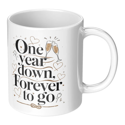 One Year Down - Mug