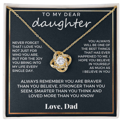 To My Dear Daughter - Love, Dad