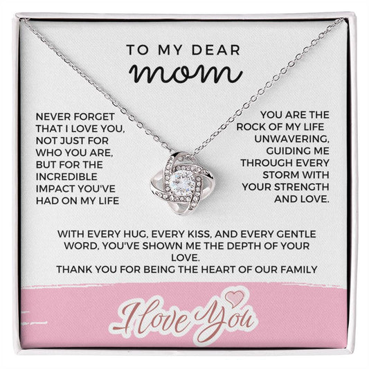 To My Dear Mom - I Love You Pink