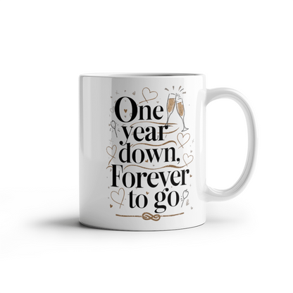 One Year Down - Mug