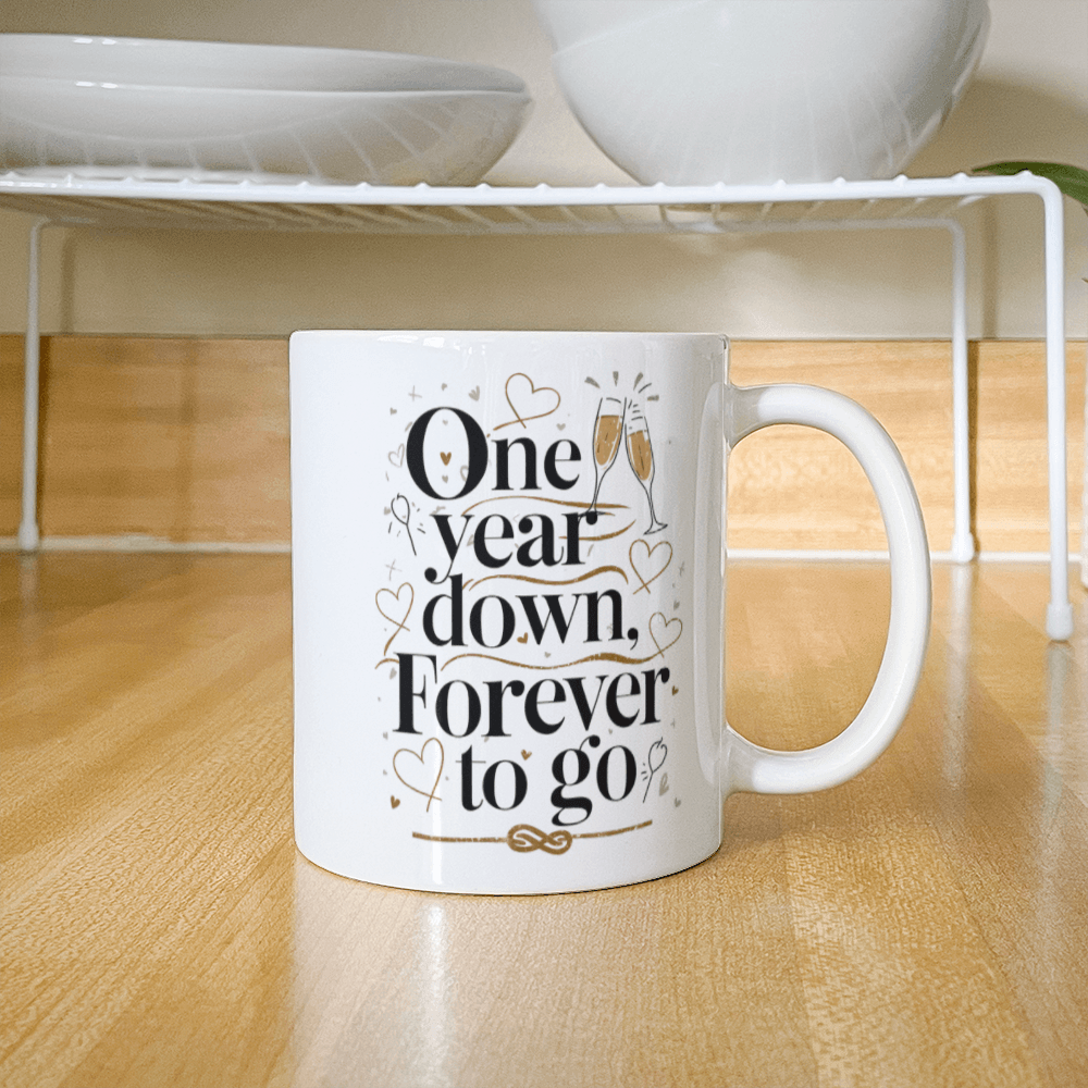 One Year Down - Mug