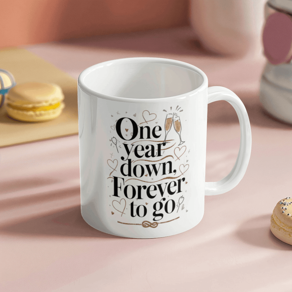 One Year Down - Mug