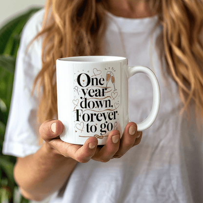 One Year Down - Mug