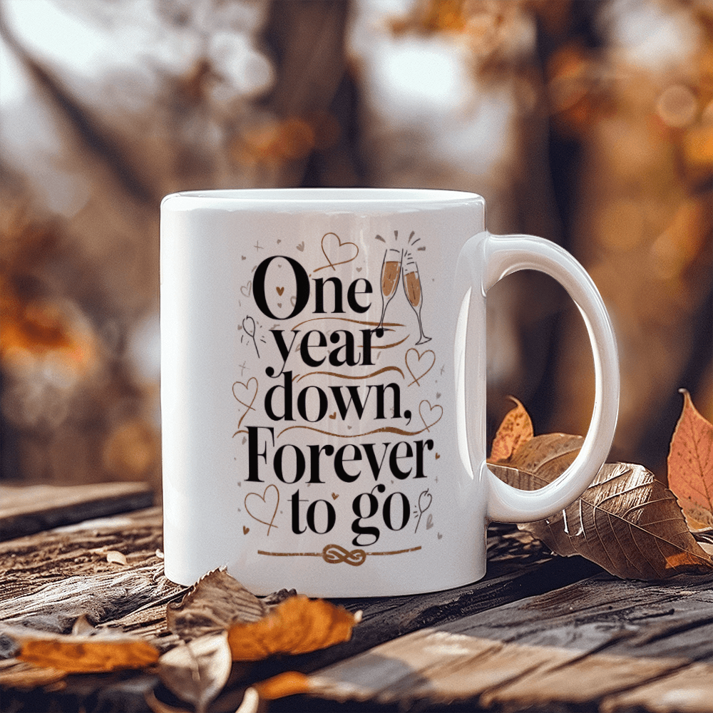 One Year Down - Mug
