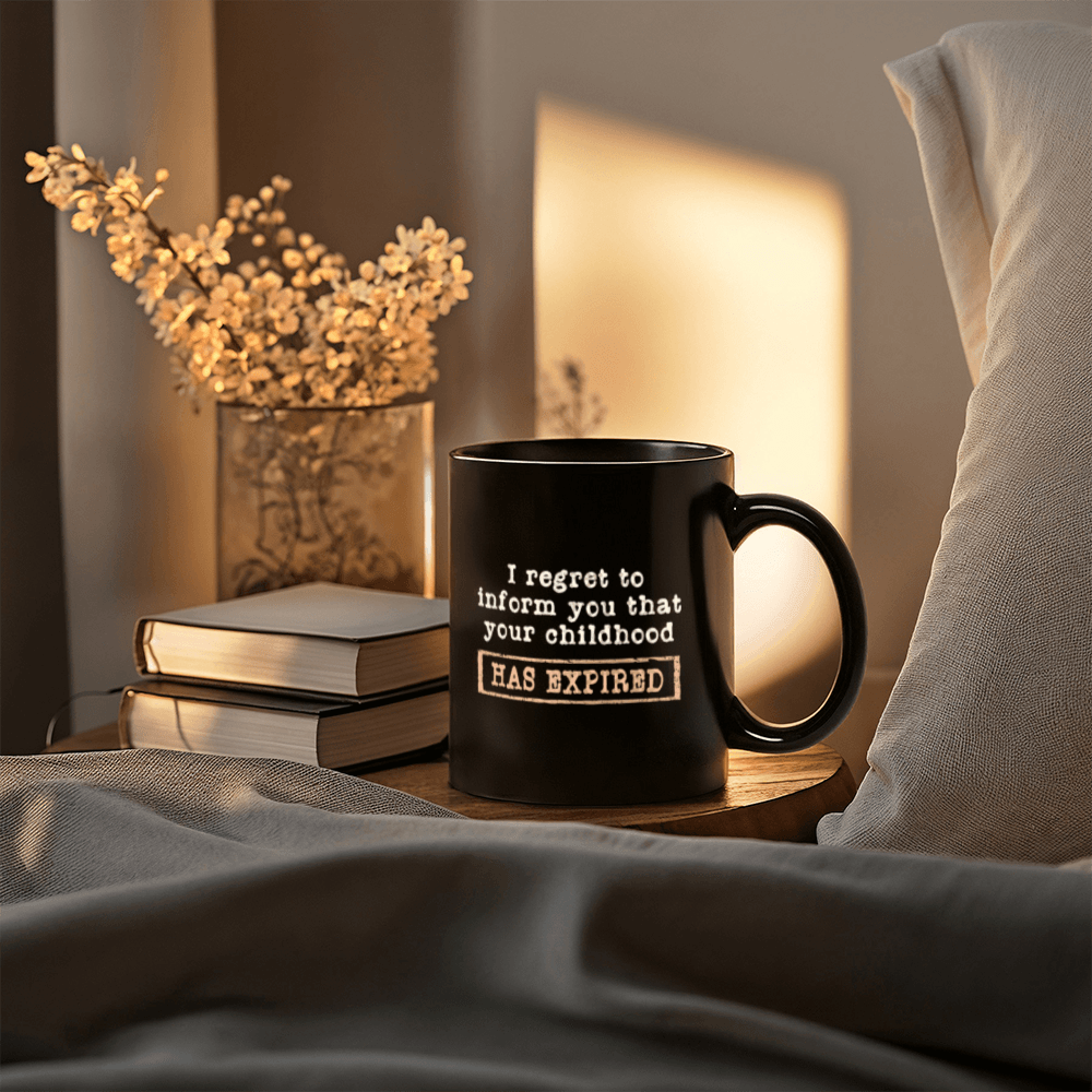 I Regret Chilhood - Mug